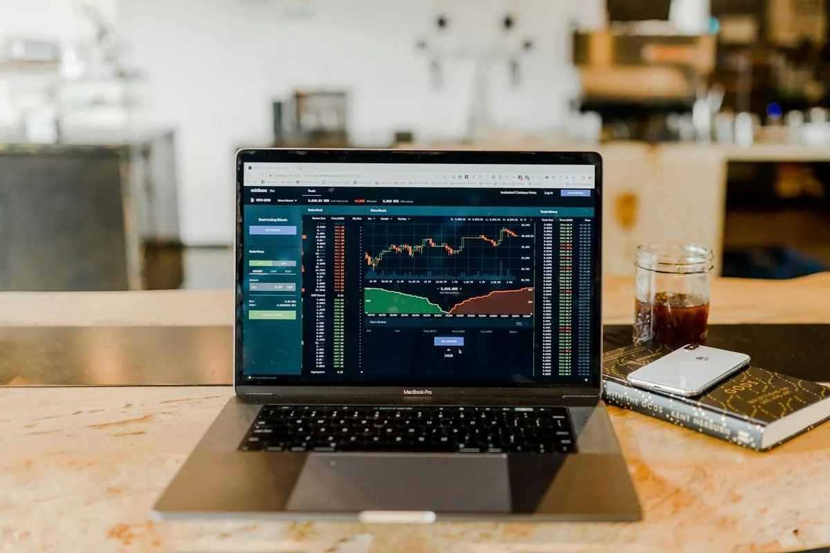 Financial traders working at a bond trading desk